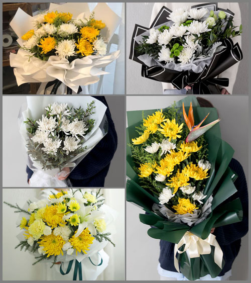 广东河源市东源县灯塔镇白事花束代送